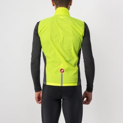 Vesta de vant Castelli Squadra Stretch Galben Fluo/Antracit - Img 2