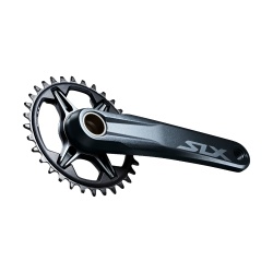 Angrenaj de bicicleta Shimano SLX FC-M7100 brat 175mm negru 12 vit - Img 3