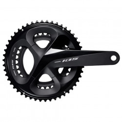 Angrenaj pedalier SHIMANO 105 FC-R7000 53x39T 172.5 mm 2x11v Negru