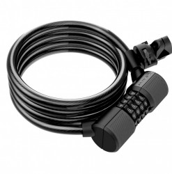 Antifurt bicicleta SYNCROS Masset 12x1850 mm, cifru, negru