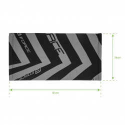 Bandana Force Arrow pentru iarna Negru/Gri, universala - Img 2