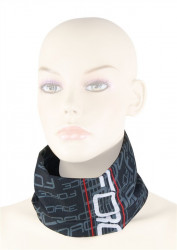 Bandana FORCE multifunctionala pentru vara negru/alb