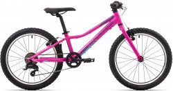 Bicicleta copii Rock Machine Catherine 20 VB Gloss Neon Pink/Violet/Neon Cyan