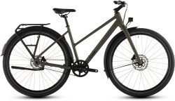 BICICLETA CUBE EDITOR ONE FE TRAPEZE REEDGREEN BLACK - Img 2