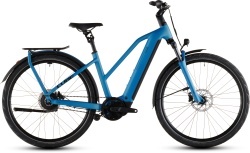 BICICLETA ELECTRICA CUBE KATHMANDU HYBRID COMFORT PRO 800 TRAPEZE AZURE BLACK - Img 2