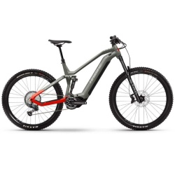 Bicicleta electrica MTB Full Suspension HAIBIKE AllMtn 4 i720Wh 12-G SLX Glossy Khaki Red