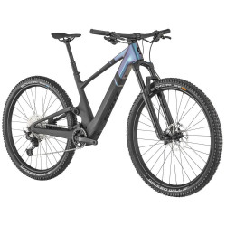 Bicicleta Electrica MTB Full Suspension SCOTT Contessa Lumen eRIDE 900 Prism Unicorn Purple-Raw Carbon