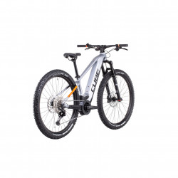 Bicicleta Electrica MTB Hardtail CUBE Reaction Hybrid SL 625/750 29 Trapeze PolarSilver Orange