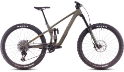 Bicicleta MTB Full Suspension CUBE Stereo ONE77 C:68X TM 29 dustyolive´n´gold
