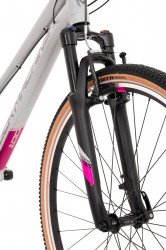 Bicicleta Rock Machine Crossride 100 Lady 29 Gri/Roz - Img 4