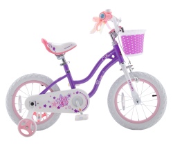 Bicicleta Royal Baby Star Girl Coaster Brake 18 Purple - Img 2
