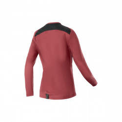 Bluza Alpinestars Stella A-Dura Dri Switch SS Jersey Burgundy XS - Img 2