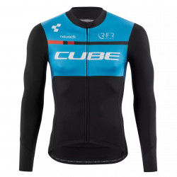 BLUZA CICLISM CUBE TEAMLINE black´n´blue´n´white