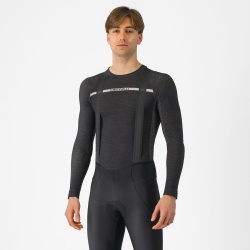 Bluza de corp Castelli Merino Seamless, Negru, L/XL