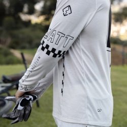 Bluza Leatt MTB Gravity 3.0 Cream White XL - Img 3