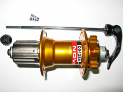 Butuc spate Novatec QR-5, 4rulmenti, Gold.