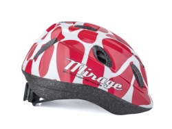 Casca Copii AUTHOR Mirage Inmold 52-56 cm Rosu/Alb - Img 4