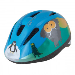 Casca copii Force FUN Animals albastru/verde