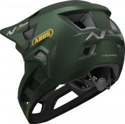 Casca copii MTB Full Face ABUS YouDrop Moss Green