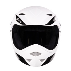 Casca Force Downhill Junior, alb mat S/M - Img 3