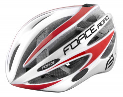 Casca Force Road, alb/rosu L-XL (58-63 cm)