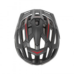 Casca Mighty Black Hawk L 58-62 negru/rosu - Img 2
