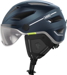 CASCA PENTRU BICICLETA ABUS PEDELEC 2.0 ACE CU LUMINA SPATE, HUSA PLOAIE SI VIZIERA FATA - Img 7