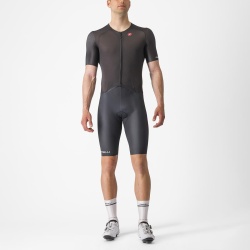 Combinezon cu maneca scurta Castelli Sanremo BTW Speed, Negru, L