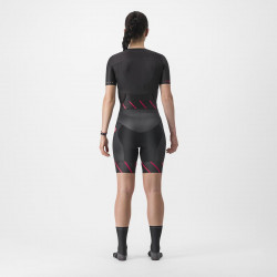 Costum de triatlon cu maneca scurta Castelli Free Sanremo W SS de dama Negru/Magenta