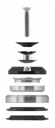 Cuvetarie Force Taper integrata 1.1/8-1.1/2 neagra - Img 3