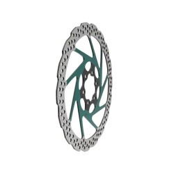 Disc frana eWheel V2 180mm, 6 gauri, Verde - Img 3