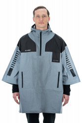 Jacheta CUBE ATX Utility Poncho Safety Silver'n'Grey One Size - Img 2