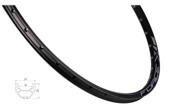 Janta Force XC Basic Disc 584x19 36h neagra