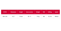 Janta MACH 1 Trucky 35 27.5" 32H Negru Disc - Img 5