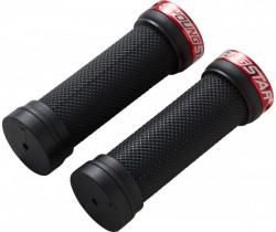 Mansoane Reverse Youngstar Lock-on 98/28mm negru/rosu