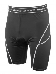 Pantaloni FORCE Blade MTB cu Sub-pantaloni si Bazon Albastru