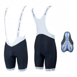 Pantaloni scurti cu bazon si bretele Force B42 negru