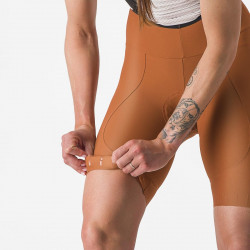 Pantaloni scurti cu bretele Castelli Espresso W DT, de dama, Maro, S - Img 4