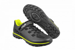 Pantofi ciclism FLR Rexston MTB - Negru - Galben Neon