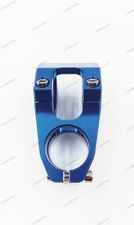PIPA FUNN FUNNDURO DJ 31.8mm LUNGIME 45mm BLUE/ARGINTIU - Img 3