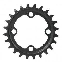 Placa pedalier Force 24T Cr-Mo neagra