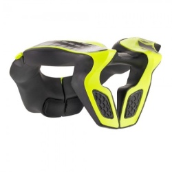 Protectie Gat Alpinestars Youth Neck Support pentru copii negru/galben-fluo OS - Img 2