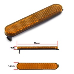 Reflectorizante galbene pentru trotineta Xiaomi - set 20 bucati