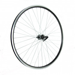 Roata fata 27.5 Fivestars V-brake, negru, butuc negru cu bile si QR