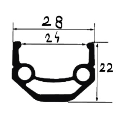 Roata Fata 29"-32H-Boost SXT 110/15 mm-24 mm - Img 7