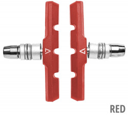 SABOTI DE FRANA CUBE ACID 1-PIECE REGULAR V BRAKE Red