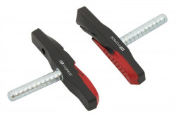 Saboti frana Force cu pin 70mm negru/rosu
