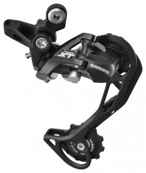 Schimbator Spate Shimano XT RD-M781-SGS 10 V shadow Negru