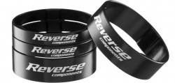 Set distantiere Reverse Ultra-Light 1.1/8 aluminiu negre