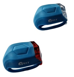 Set Flash cu Baterii SXT (Silicone) Albastru